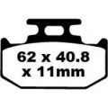 EBC Brakes Double-H Sintered Superbike Brake Pads Rear - FA152/2R EBC Brakes Double-H Sintered Superbike Brake Pads Rear - FA152/2R